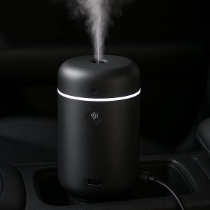14 Smart Ultrasonic Car Humidifier Diffuser Portable USB Essential Oil Atomizer with Automatic On Off Motion Sensor and Light