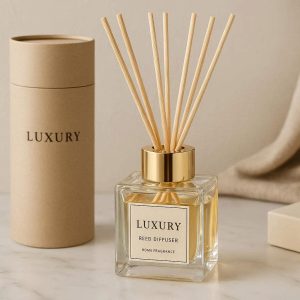 21 Luxury Reed Diffuser Set with Natural Rattan Sticks Long Lasting Home Fragrance for Living Room and Bathroom Decor Scent