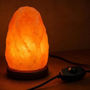 Himalayan Salt Lamp with Dimmer Switch Natural Rock Salt Crystal Light for Air Purifying and Warm Glow Home Decor